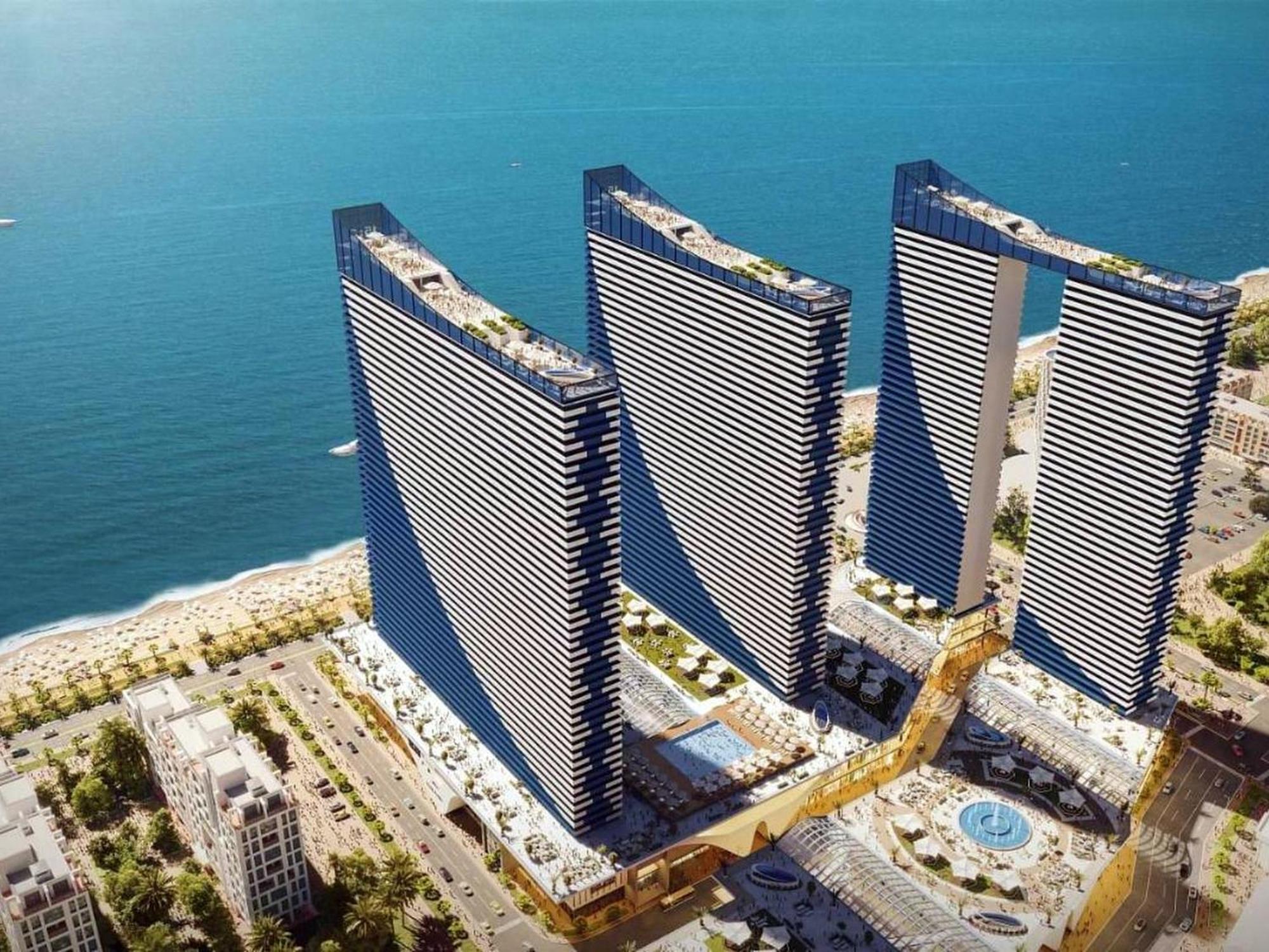 Delux Sea View Aparthotel In Orbi City Батуми Экстерьер фото