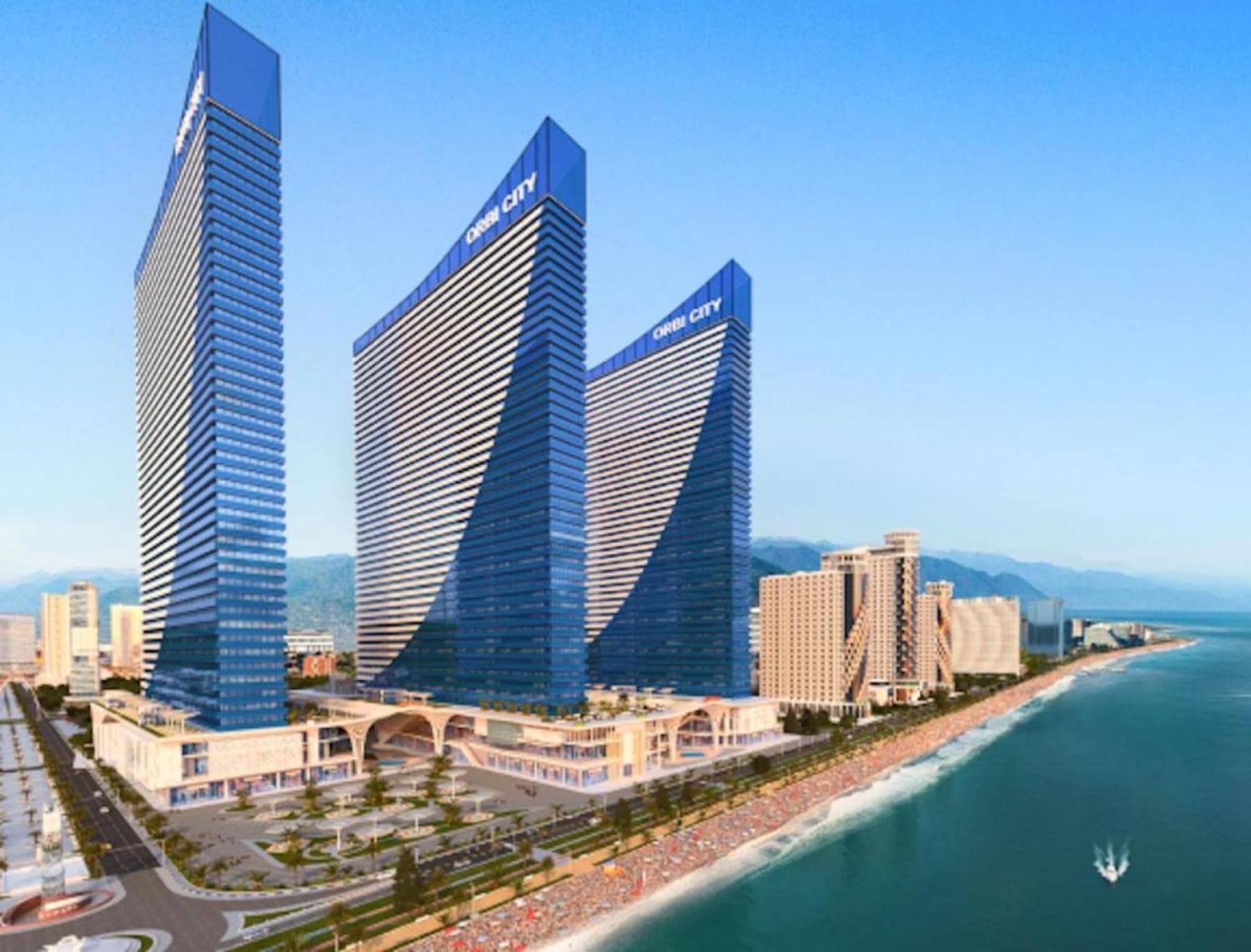 Delux Sea View Aparthotel In Orbi City Батуми Экстерьер фото