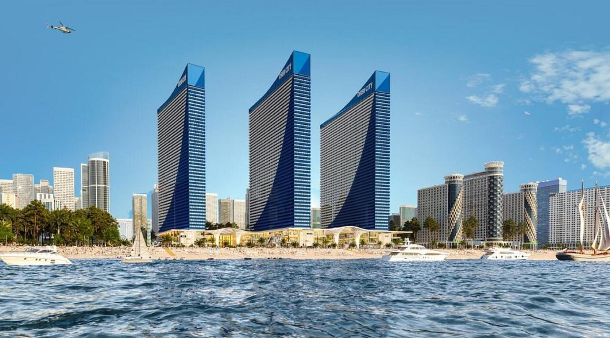 Delux Sea View Aparthotel In Orbi City Батуми Экстерьер фото